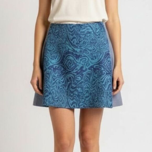 Nike Pants - Nike Golf Dri-FIT Skort • Purple Blue Cerulean Print • Pockets• Stretch